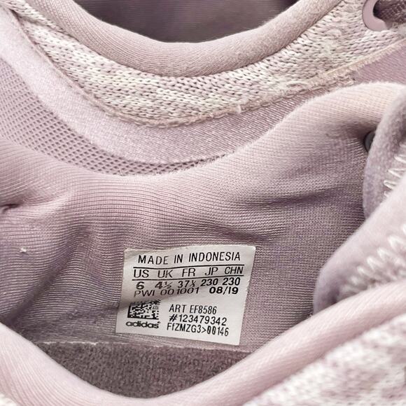 Adidas Womens 6 Light Purple Gold Edge Lux 3 Running Sneaker Shoes Clima EF8586 - Picture 4 of 13